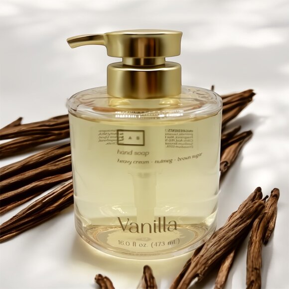 NEW LAB - Vanilla Glass Bottle Hand Soap - 16 fl oz - Picture 1 of 5